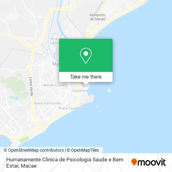Humanamente Clinica de Psicologia Saude e Bem Estar map