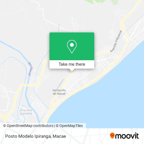 Posto Modelo Ipiranga map
