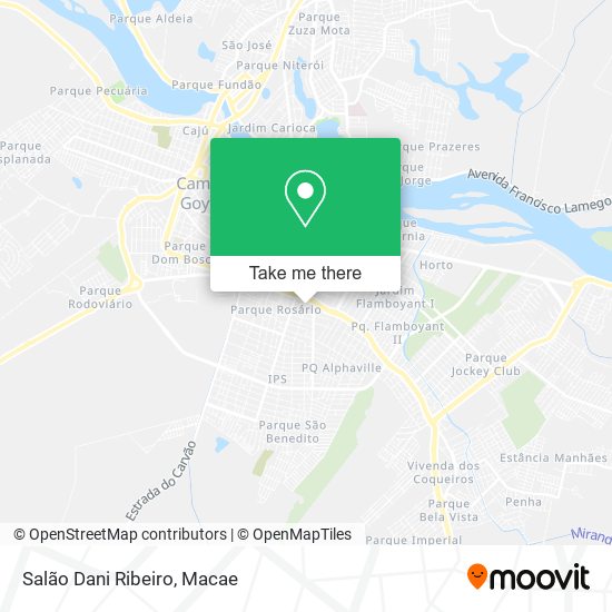 Salão Dani Ribeiro map