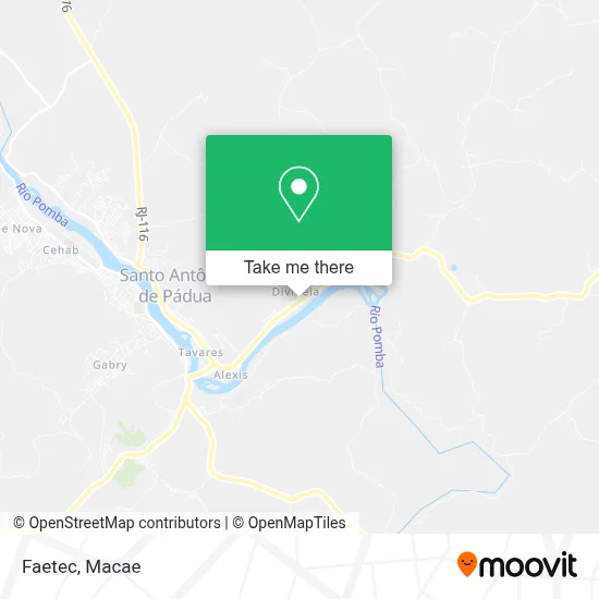 Faetec map