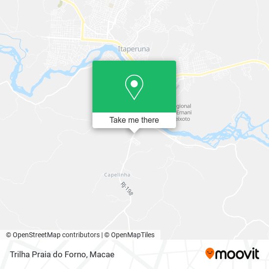 Trilha Praia do Forno map