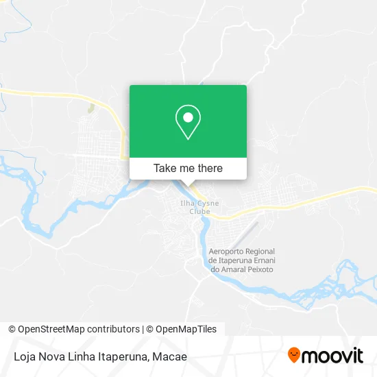 Loja Nova Linha Itaperuna map