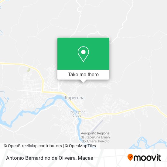 Antonio Bernardino de Oliveira map