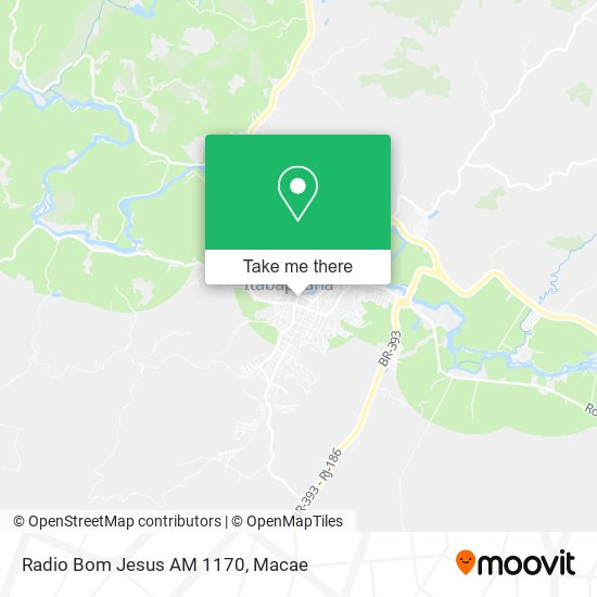 Radio Bom Jesus AM 1170 map