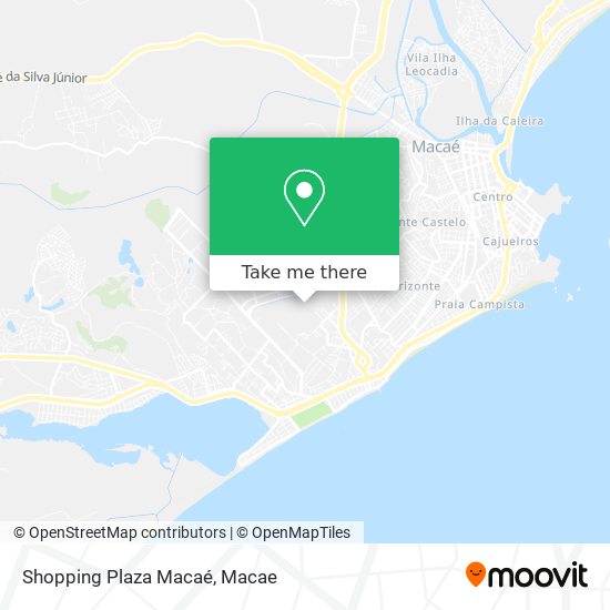 Shopping Plaza Macaé map