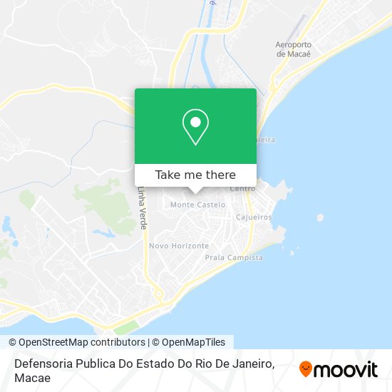 Defensoria Publica Do Estado Do Rio De Janeiro map
