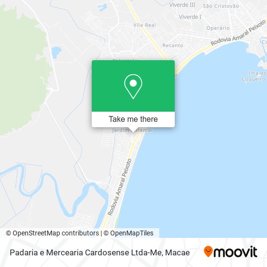Padaria e Mercearia Cardosense Ltda-Me map
