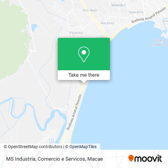 MS Industria, Comercio e Servicos map