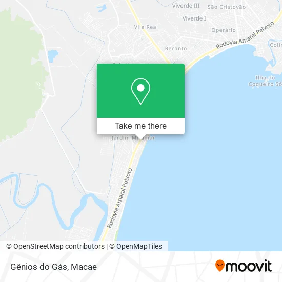 Gênios do Gás map
