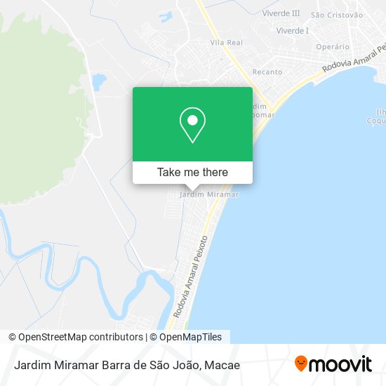 Jardim Miramar Barra de São João map