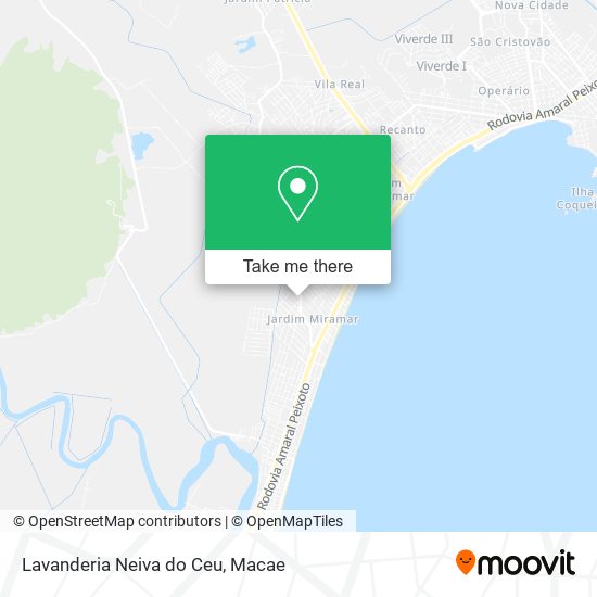 Lavanderia Neiva do Ceu map