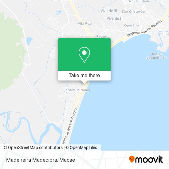 Madeireira Madecipra map