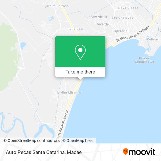 Auto Pecas Santa Catarina map