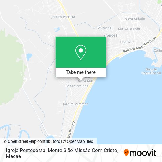 Igreja Pentecostal Monte Sião Missão Com Cristo map