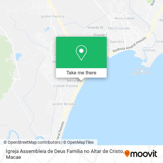 Igreja Assembleia de Deus Familia no Altar de Cristo map
