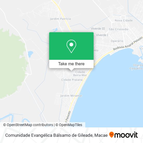 Comunidade Evangélica Bálsamo de Gileade map