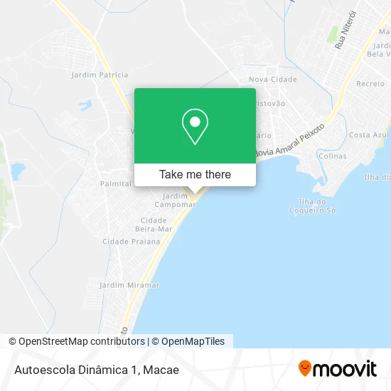 Autoescola Dinâmica 1 map