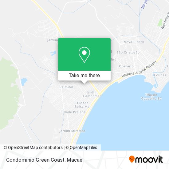 Condominio Green Coast map
