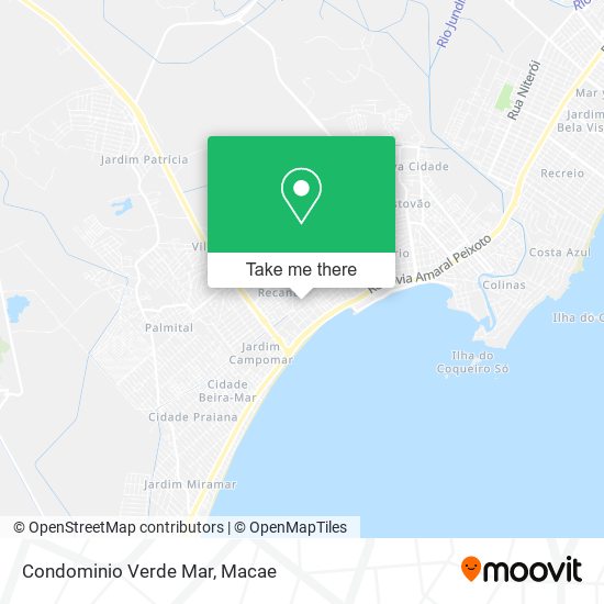 Condominio Verde Mar map