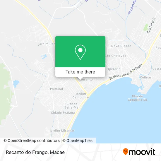 Recanto do Frango map