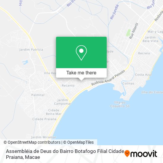 Assembléia de Deus do Bairro Botafogo Filial Cidade Praiana map