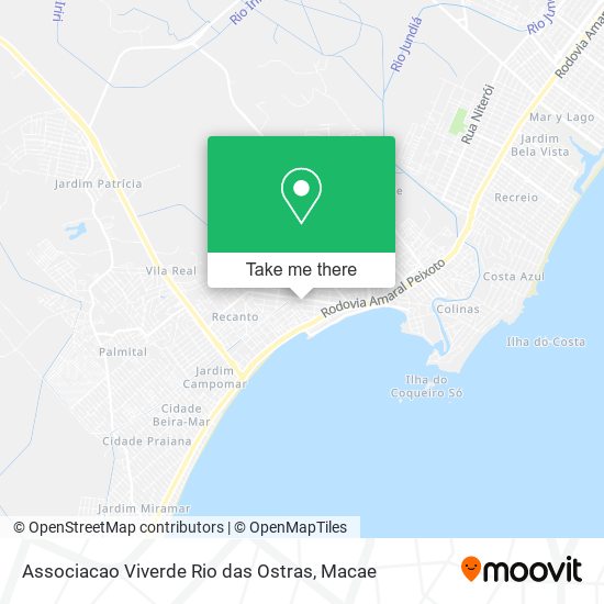 Associacao Viverde Rio das Ostras map
