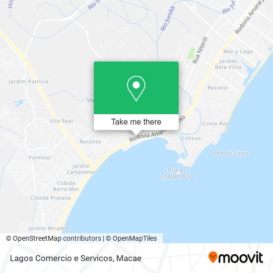Lagos Comercio e Servicos map
