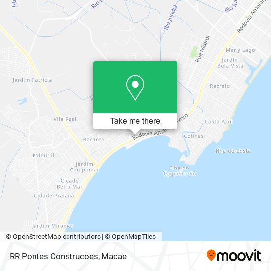 RR Pontes Construcoes map