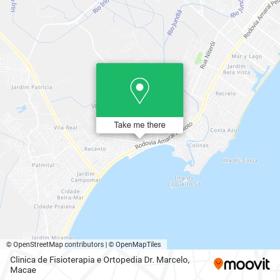Clinica de Fisioterapia e Ortopedia Dr. Marcelo map