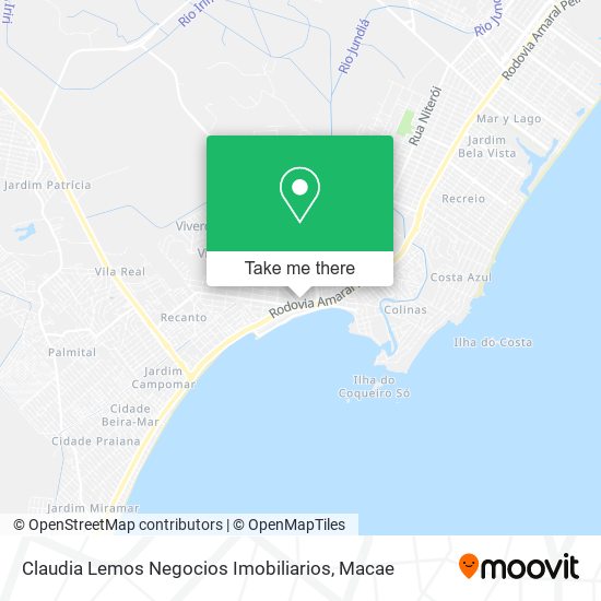 Claudia Lemos Negocios Imobiliarios map