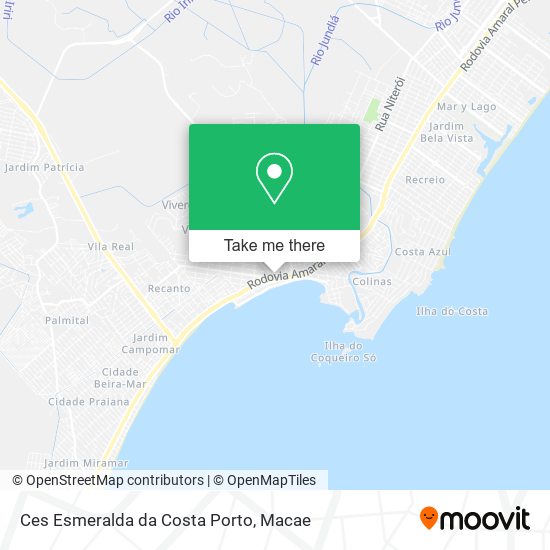 Ces Esmeralda da Costa Porto map