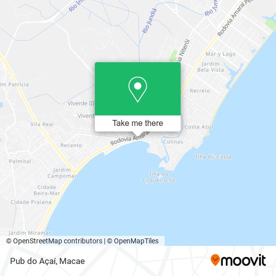 Pub do Açaí map