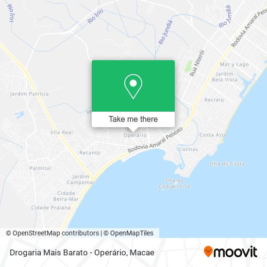 Drogaria Mais Barato - Operário map