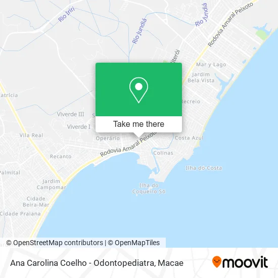 Ana Carolina Coelho - Odontopediatra map