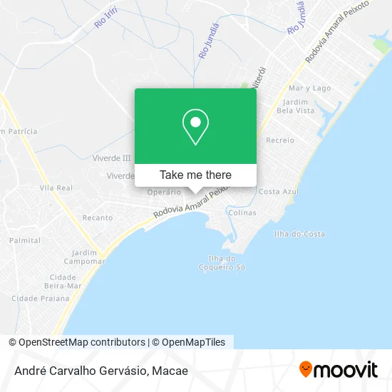 André Carvalho Gervásio map
