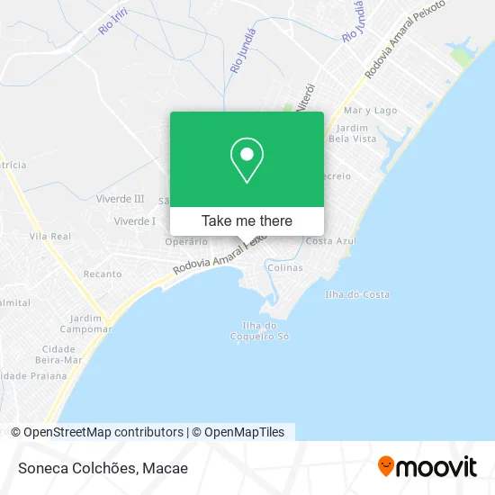 Soneca Colchões map