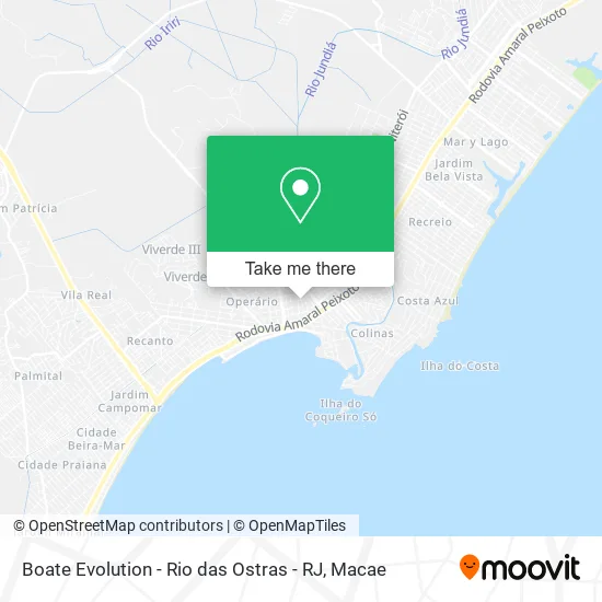 Boate Evolution - Rio das Ostras - RJ map