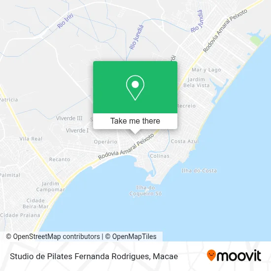 Studio de Pilates Fernanda Rodrigues map