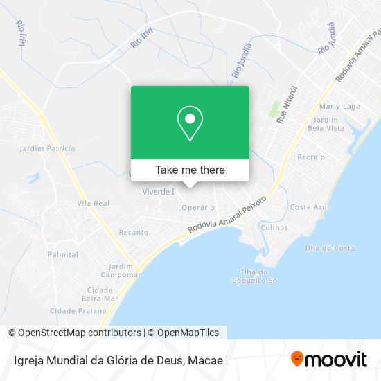 Igreja Mundial da Glória de Deus map