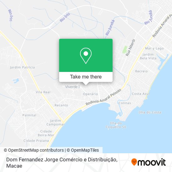 Dom Fernandez Jorge Comércio e Distribuição map