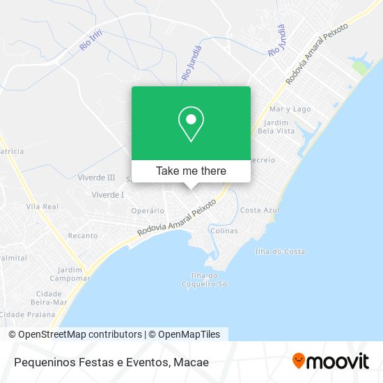 Pequeninos Festas e Eventos map