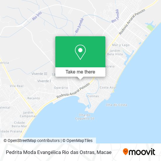 Pedrita Moda Evangélica Rio das Ostras map