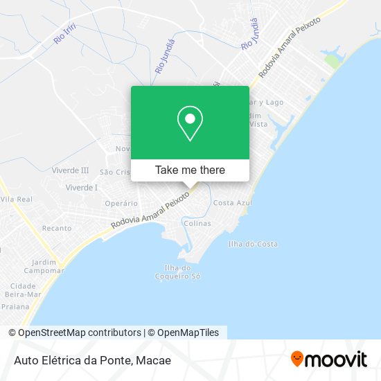 Auto Elétrica da Ponte map