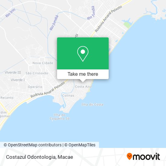 Costazul Odontologia map