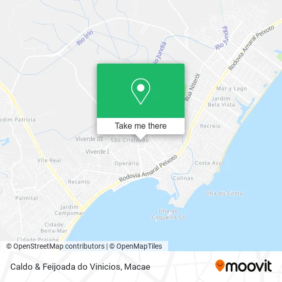 Caldo & Feijoada do Vinicios map