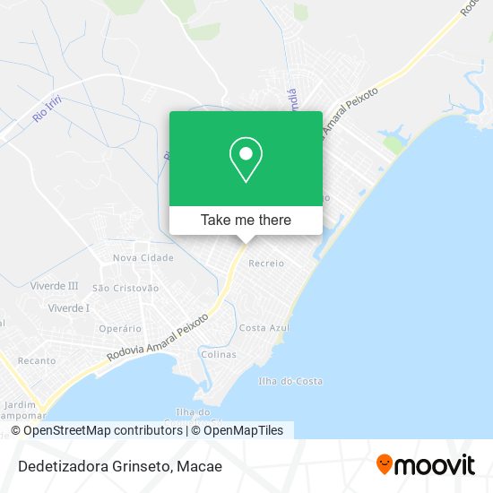 Dedetizadora Grinseto map