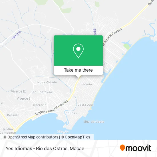 Yes Idiomas - Rio das Ostras map