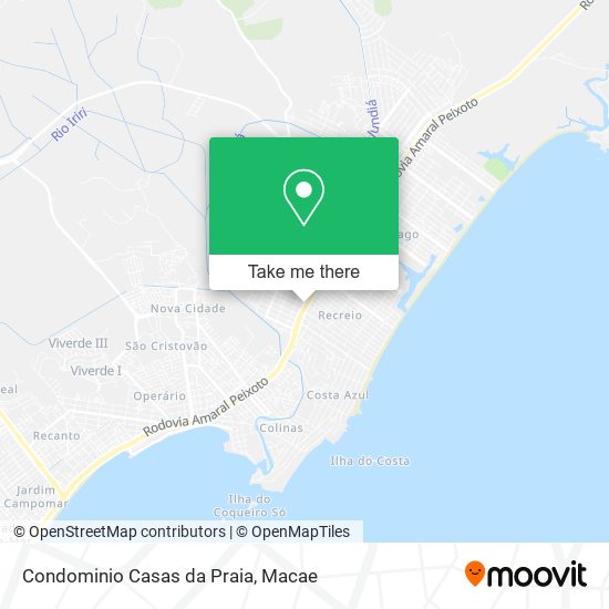 Condominio Casas da Praia map