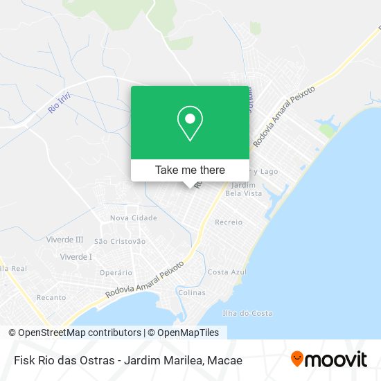 Fisk Rio das Ostras - Jardim Marilea map