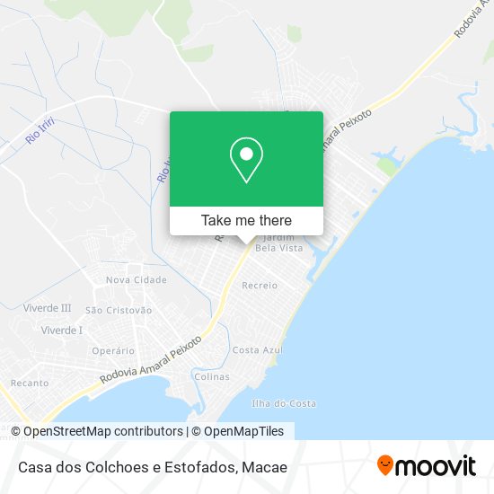 Casa dos Colchoes e Estofados map